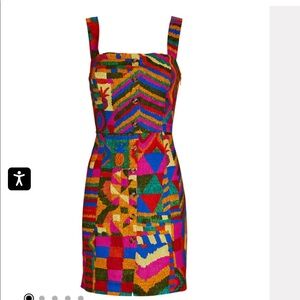 Farm rio multicolor mini dress size small, excellent condition